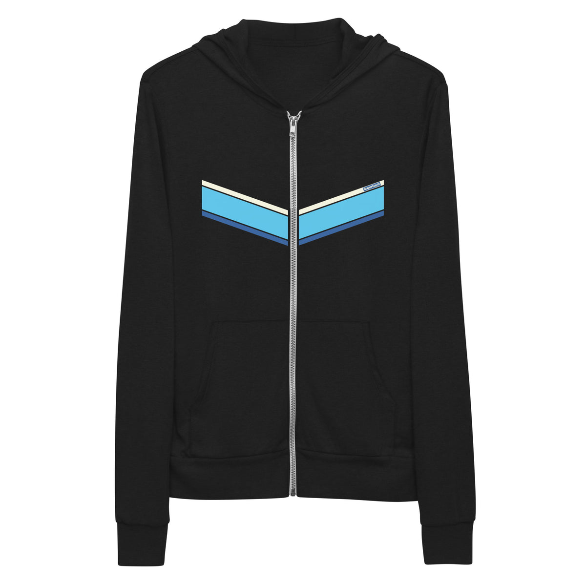 Narrow Diagonals(Cream, Sky, Navy)[Classic Hoodie] – T8