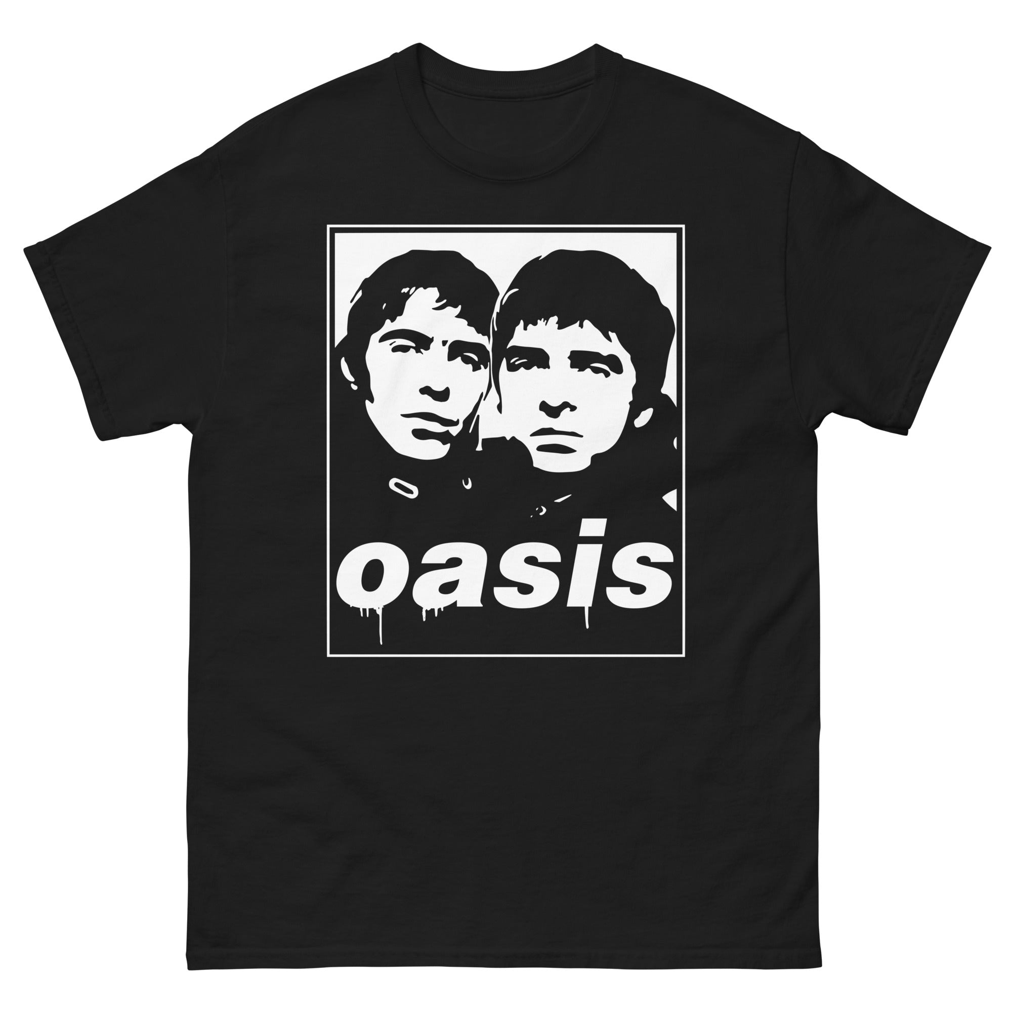 Oasis - Silhouette Drip (white text) – T8 Clothing Co.
