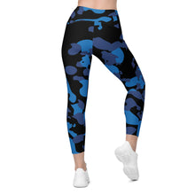 Load image into Gallery viewer, Camo&lt;br/&gt;(Blue)&lt;br/&gt;[Leggings]