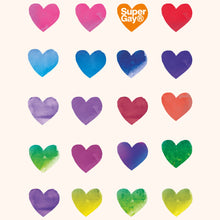 Load image into Gallery viewer, Watercolor&lt;br/&gt;(Small) Hearts&lt;br/&gt;[Classic]