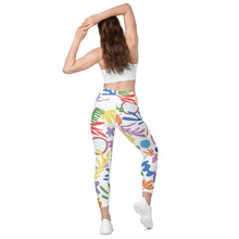 Load image into Gallery viewer, Garden&lt;br/&gt;(White)&lt;br/&gt;[Leggings]