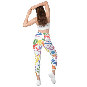 Garden<br/>(White)<br/>[Leggings]