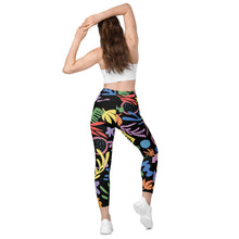 Load image into Gallery viewer, Garden&lt;br/&gt;(Black)&lt;br/&gt;[Leggings]