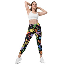 Load image into Gallery viewer, Garden&lt;br/&gt;(Black)&lt;br/&gt;[Leggings]