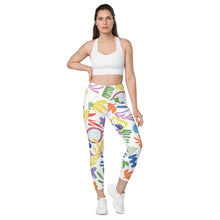 Load image into Gallery viewer, Garden&lt;br/&gt;(White)&lt;br/&gt;[Leggings]