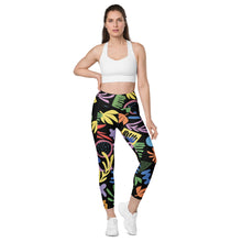 Load image into Gallery viewer, Garden&lt;br/&gt;(Black)&lt;br/&gt;[Leggings]