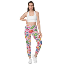 Load image into Gallery viewer, Flowers&lt;br/&gt;(Pink)&lt;br/&gt;[Leggings]