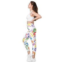 Load image into Gallery viewer, Garden&lt;br/&gt;(White)&lt;br/&gt;[Leggings]