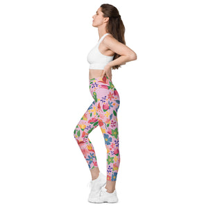 Flowers<br/>(Pink)<br/>[Leggings]