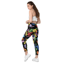 Load image into Gallery viewer, Garden&lt;br/&gt;(Black)&lt;br/&gt;[Leggings]