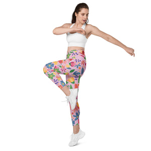 Flowers<br/>(Pink)<br/>[Leggings]