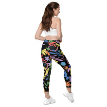 Load image into Gallery viewer, Garden&lt;br/&gt;(Black)&lt;br/&gt;[Leggings]