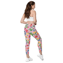Load image into Gallery viewer, Flowers&lt;br/&gt;(Pink)&lt;br/&gt;[Leggings]