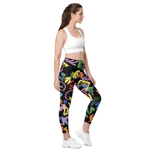Load image into Gallery viewer, Garden&lt;br/&gt;(Black)&lt;br/&gt;[Leggings]