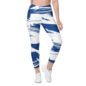 Abstract<br/>(Blue)<br/>[Leggings]