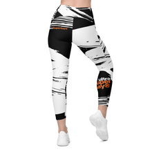 Load image into Gallery viewer, Abstract&lt;br/&gt;(Black)&lt;br/&gt;[Leggings]