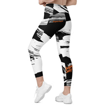 Load image into Gallery viewer, Abstract&lt;br/&gt;(Black)&lt;br/&gt;[Leggings]