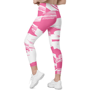 Abstract<br/>(Rose)<br/>[Leggings]