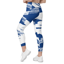 Load image into Gallery viewer, Abstract&lt;br/&gt;(Blue)&lt;br/&gt;[Leggings]