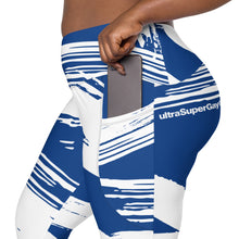 Load image into Gallery viewer, Abstract&lt;br/&gt;(Blue)&lt;br/&gt;[Leggings]