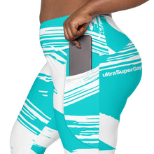 Load image into Gallery viewer, Abstract&lt;br/&gt;(Turquoise)&lt;br/&gt;[Leggings]