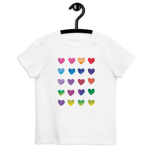 Watercolor<br/>(Small) Hearts<br/>[Kids]