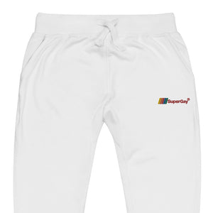 SuperGay Logo<br/>Red Text<br/>(Embroidered)<br/>[Sweatpants]