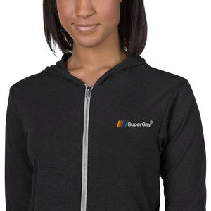SuperGay Logo<br/>(Embroidered)<br/>[Classic Hoodie]