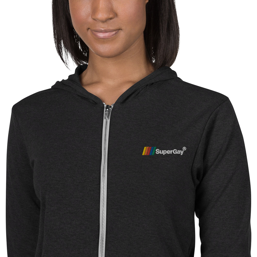 SuperGay Logo<br/>(Embroidered)<br/>[Classic Hoodie]