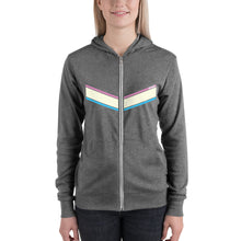 Load image into Gallery viewer, Narrow Diagonals&lt;br/&gt;(Pink, Cream, Sky)&lt;br/&gt;[Classic Hoodie]