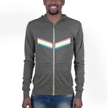 Load image into Gallery viewer, Narrow Diagonals&lt;br/&gt;(Pink, Cream, Sky)&lt;br/&gt;[Classic Hoodie]