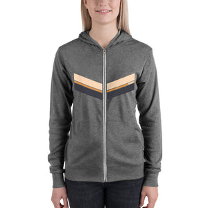 Wide Diagonals<br/>(Sand, Tan, Charcoal)<br/>[Classic Hoodie]