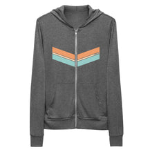 Load image into Gallery viewer, Wide Diagonals&lt;br/&gt;(Tan, Sand, Turquoise)&lt;br/&gt;[Classic Hoodie]