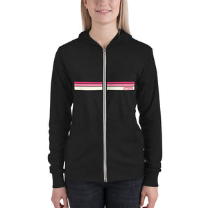 Horizontal Stripes<br/>(Rose, Pink, Cream)<br/>[Classic Hoodie]