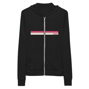 Horizontal Stripes<br/>(Rose, Pink, Cream)<br/>[Classic Hoodie]