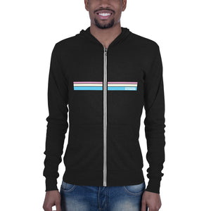Horizontal Stripes<br/>(Pink, Cream, Sky)<br/>[Classic Hoodie]