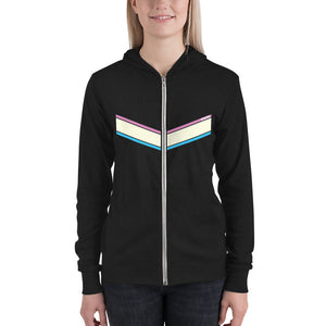Narrow Diagonals<br/>(Pink, Cream, Sky)<br/>[Classic Hoodie]