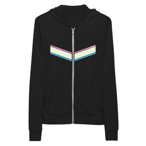 Narrow Diagonals<br/>(Pink, Cream, Sky)<br/>[Classic Hoodie]