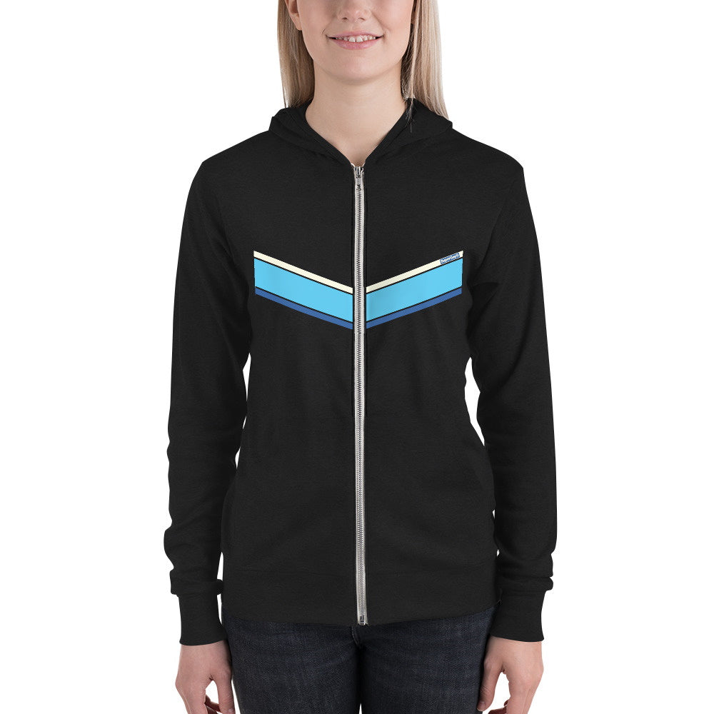 Narrow Diagonals<br/>(Cream, Sky, Navy)<br/>[Classic Hoodie]