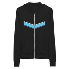 Load image into Gallery viewer, Narrow Diagonals&lt;br/&gt;(Cream, Sky, Navy)&lt;br/&gt;[Classic Hoodie]