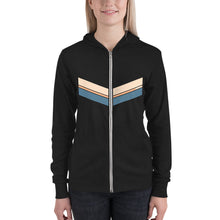 Load image into Gallery viewer, Wide Diagonals&lt;br/&gt;(Sand, Tan, Blue)&lt;br/&gt;[Classic Hoodie]
