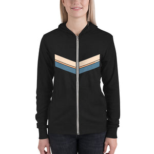 Wide Diagonals<br/>(Sand, Tan, Blue)<br/>[Classic Hoodie]