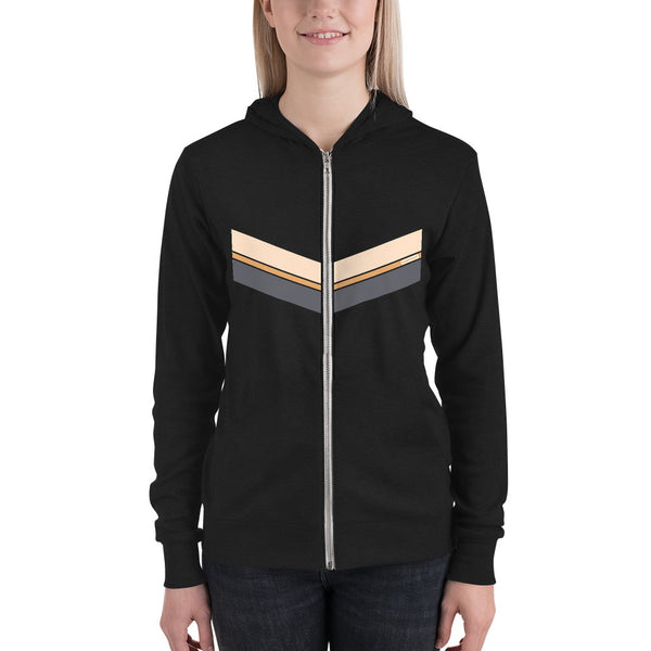 Wide Diagonals<br/>(Sand, Tan, Charcoal)<br/>[Classic Hoodie]