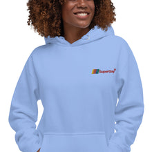 Load image into Gallery viewer, SuperGay Logo&lt;br/&gt;Red Text&lt;br/&gt;(Embroidered)&lt;br/&gt;[Premium Hoodie]