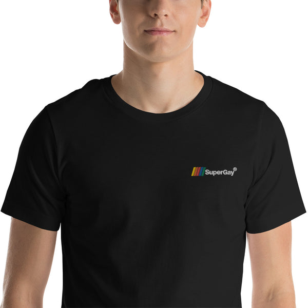 SuperGay Logo<br/>Rainbow<br/>(Embroidered)<br/>[Classic]